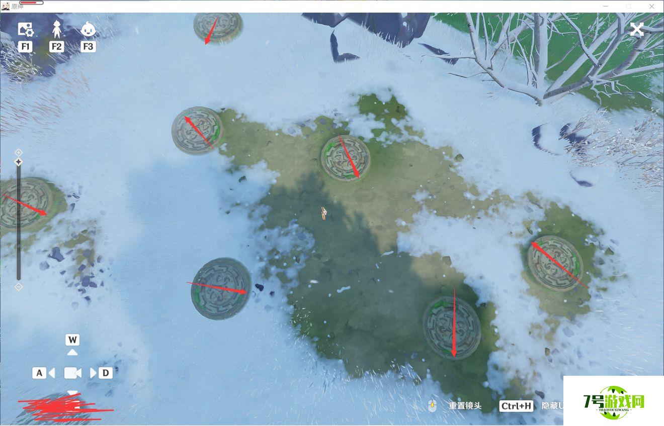 原神雪山地图八个压力板解谜攻略详解