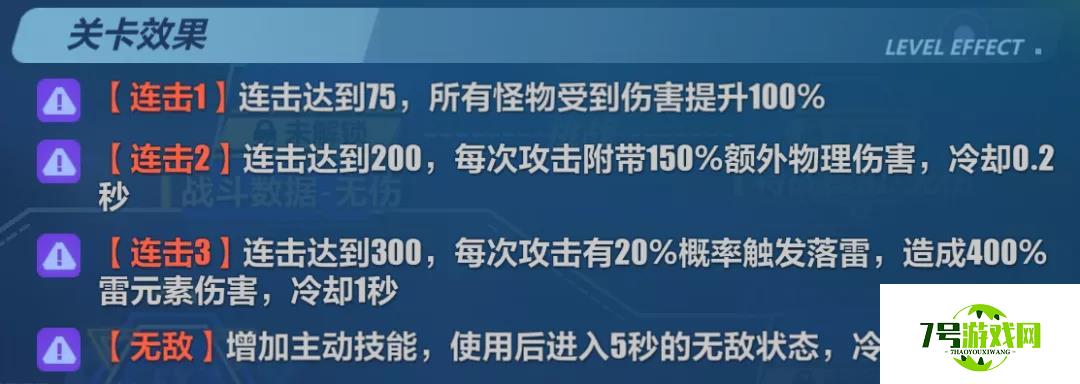 崩坏3 4.2爬塔连击关卡攻略 连击关卡效果与BUFF详解