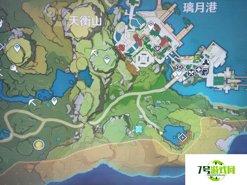 原神矿点检索位置分享 1.1野外矿工在哪里