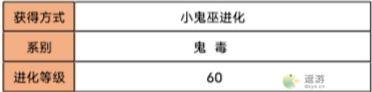 超级精灵手表鬼巫灵获取方法以及种族值介绍