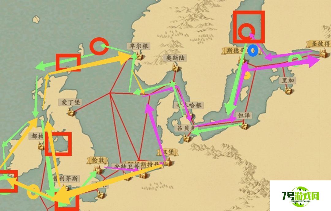 梦回大航海后期北欧速刷氪金船路线攻略