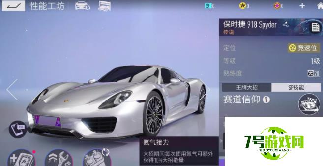 王牌竞速保时捷918Spyder怎么样