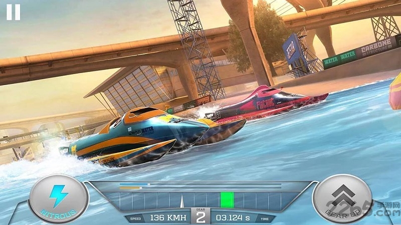 赛艇3d中文破解版(boat racing)游戏截图